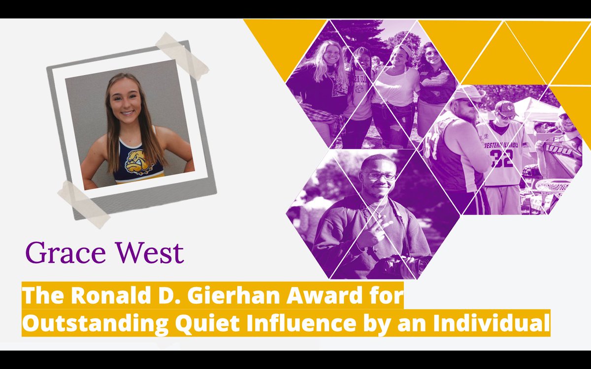 Congratulations to the 2021 recipient of the Ronald D. Gierhan Award for Outstanding Quiet Influence!! 🥳