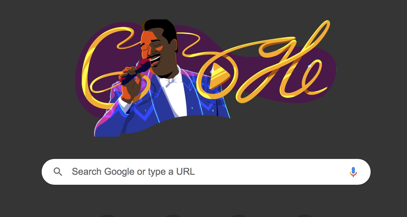 Luther Vandross on the Googles. Happy Birthday!! 