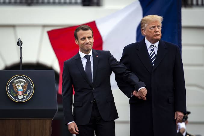 When Trump felt the U.S was being used by France and hinted he might withdrawal U.S forces from West Africa, Emmanuel Macron pleaded with Trump not to cut off military support.