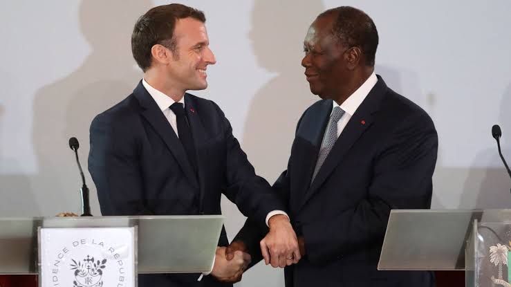 ..forces the francophone states to peg the proposed "ECO" currency for the French CFA and in a crude, infantile and undiplomatic gesture stands side by side with the Ivorian leader as he announced his decision to peg the ECO to the CFA...to a stunned ECOWAS delegation.