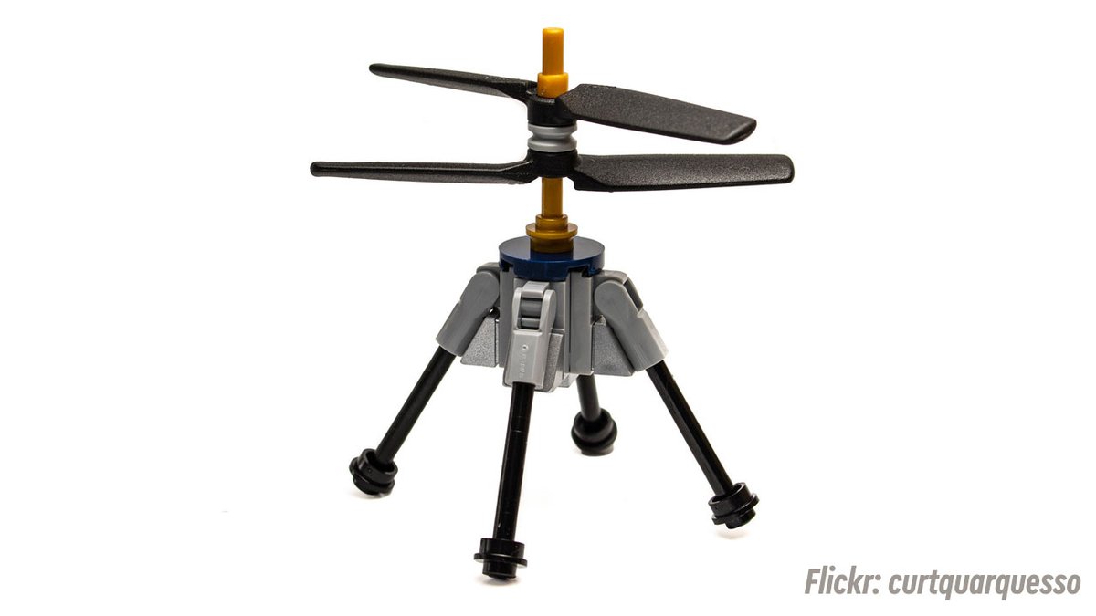 LEGO_Group's tweet image. The @NASAPersevere Ingenuity flight has us inspired to build!  We ❤️ this awesome fan mini build of the #MarsHelicopter. Think you can engineer your own? 

Check out more of @CurtQ's Mars-inspired builds on Flickr 👉 bit.ly/2QgIKuz