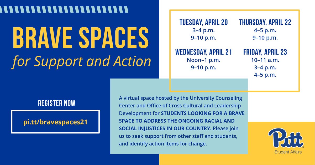 Link to register! Link: pi.tt/bravespaces21