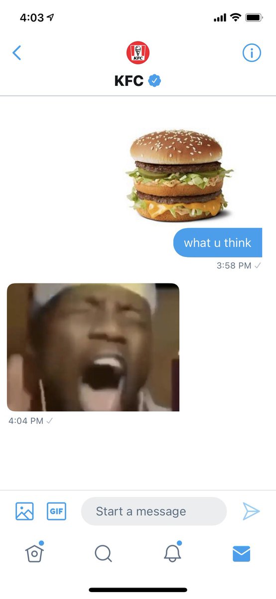 twomad's tweet image. burger