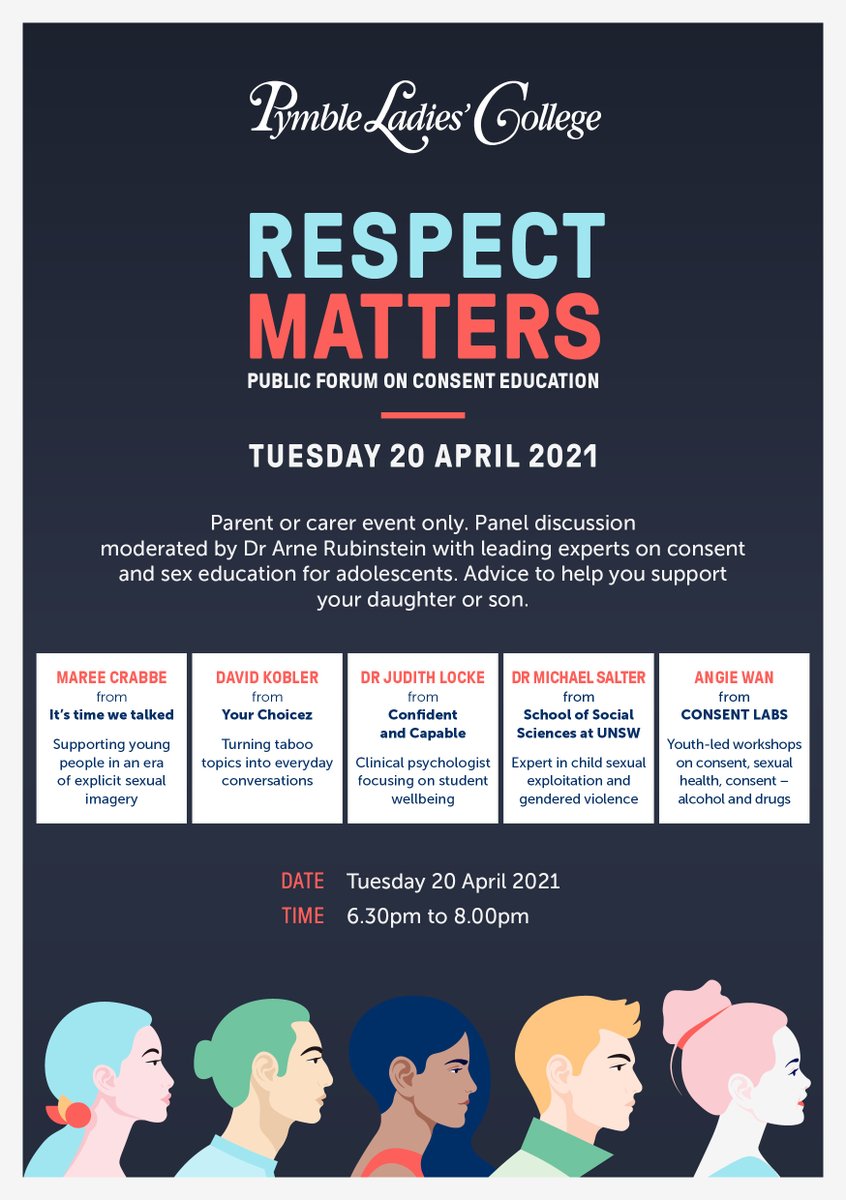 Our Respect Matters Public Forum on Consent Education is on tonight, 6.30pm. To view the live event click here bit.ly/3al9fpE #respectmatters #consent #sexeducation