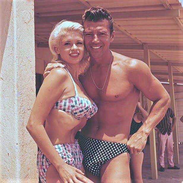 Happy Birthday beautiful JAYNE MANSFIELD with beautiful hubby Mickey Hargitay! 