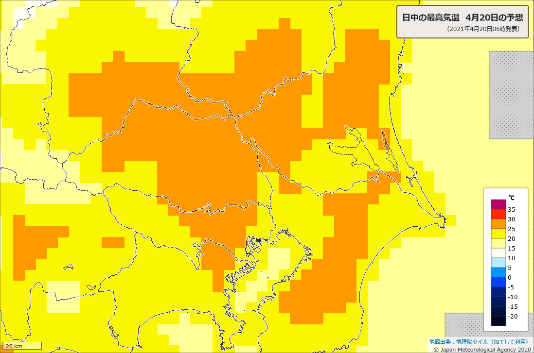 荒木健太郎 暑くなります 今日日の最高気温 は 甲府 人吉27 熊谷 秩父 前橋 京都 津山 久留米 日田26 東京都心 宇都宮 水戸 土浦 さいたま 静岡 浜松 名古屋 岐阜 岡山 高松 山口 佐賀 熊本 都城25 と各地で夏日予報です 服装
