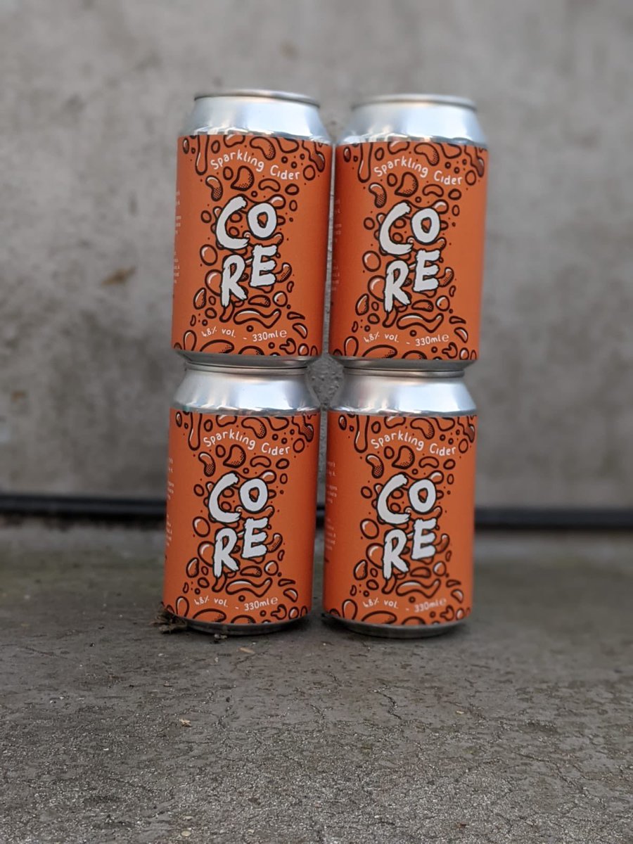 Four packs of #CoreCider will be available very soon.