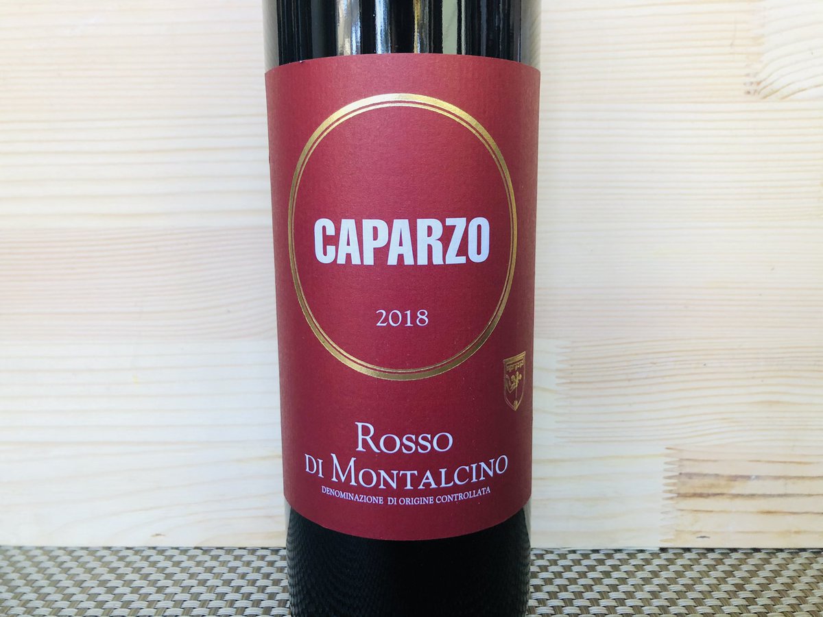 #wineoftheweek #caparzo Rosso di Montalcino 2018 #rossodimontalcino #wine #vino #Toscana #Redwine #betterbottlemonday