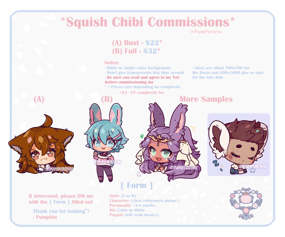 🌱🌸Pumpkin🌸🌱 -Commissions Open- tweet media