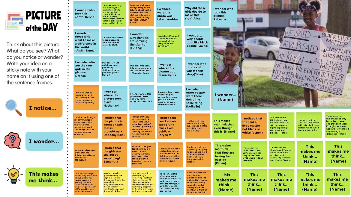 mrschun's tweet image. Doing some exploration of the stories behind the story before we dive into our Ghost Boys unit with a “Picture of the Day”. Great conversation starters! #teamUMS #GhostBoys

Credit to @venezia_megan for the Jamboard inspiration! Thank you!