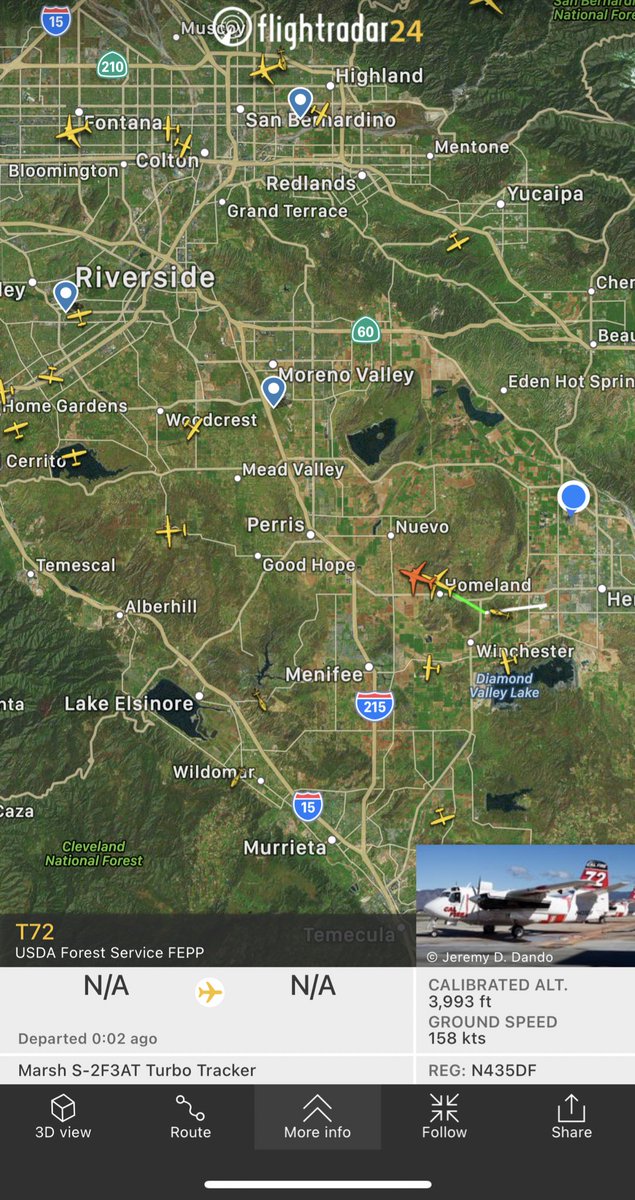 DanielFireTruck's tweet image. Tankers heading back to the fire due to a Flare-Up starting #ChicoFire