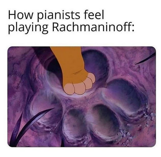 #musicjokeMonday 😄I copied this #pianojoke from tedslistofficial on Instagram.

#Pianist #femalepianist
#Rachmaninoff