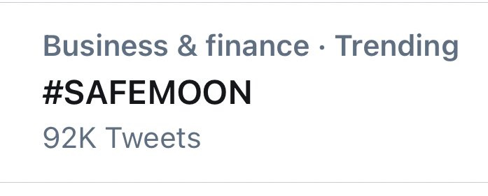 SafemoonRISE_'s tweet photo. #SAFEMOON is trending! 

Safemoon is currently the #1 most searched crypto in the world. 

With benefits to holders 'you earn safemoon just buy holding safemoon' 

You'd be crazy not to get some! https://t.co/gHCS0z5ijn