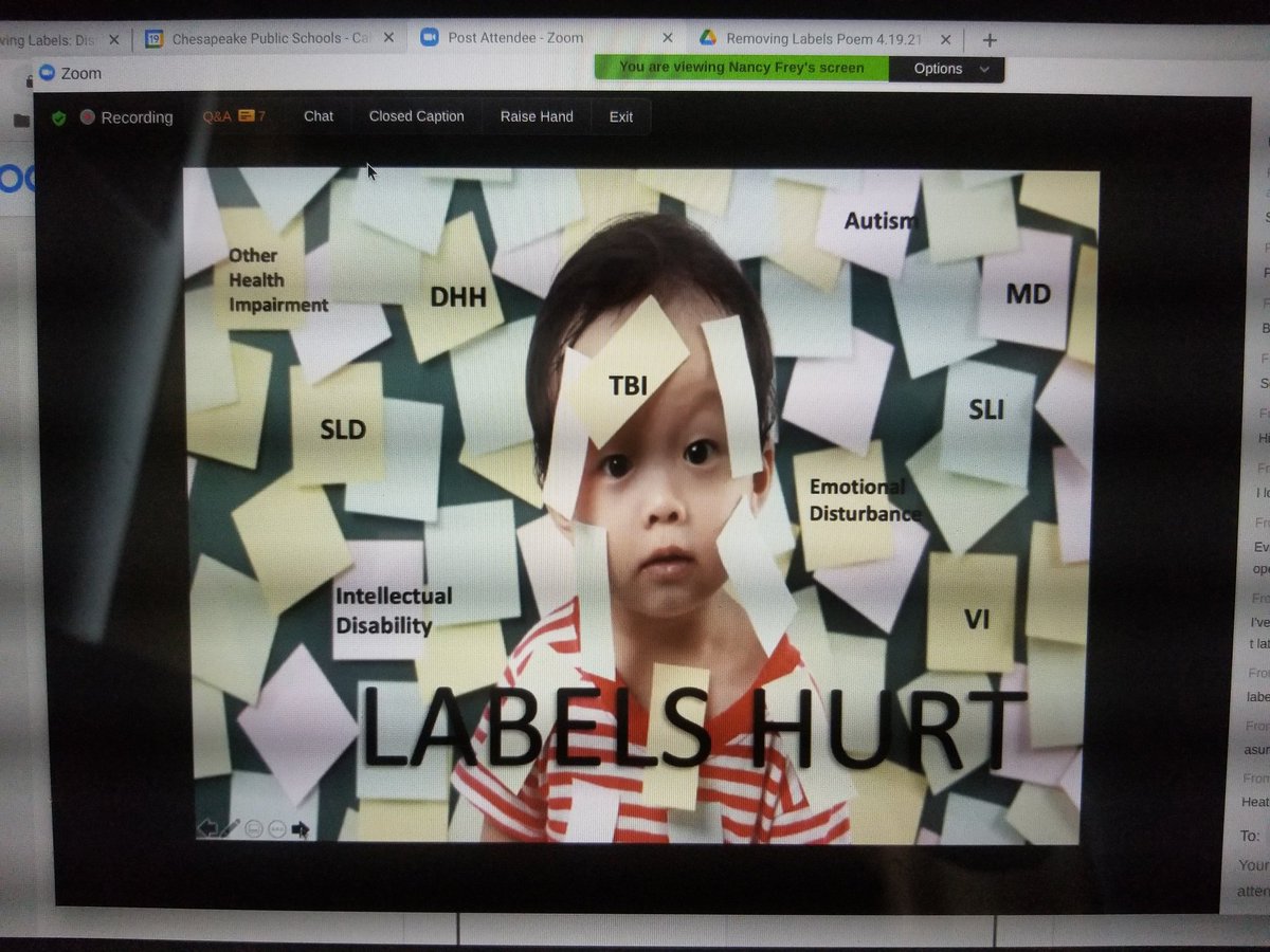 Taushia_H's tweet photo. Thank you for all of the great takeaways from tonight's webinar on Removing Labels, @domsmithRP @DFISHERSDSU @NancyFrey @CorwinPress : "Equity requires action!" #MotivationalMonday #inspirechange #thepowerofperception #Equity https://t.co/1CsC4DswZ9