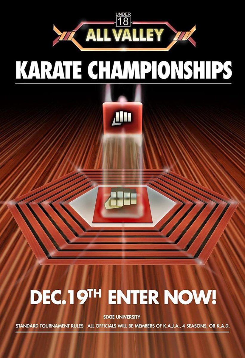 Hey <a href="/riotgames/">Riot Games</a> didn’t know you sponsored the All Valley Karate Tournament back in the eighties 😁😁