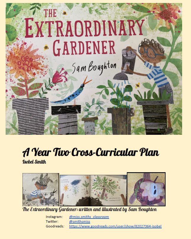 Mat_at_Brookes's tweet photo. A fantastic contribution to our Padlet from @SmithsMiss with #TheExtraordinaryGardener  Isobel paid careful attention to ensuring that her Y2 planning around the text threaded purposefully throughout the curriculum where it could (1/2) https://t.co/GK2VruDol2 https://t.co/q0Y36hCzW3