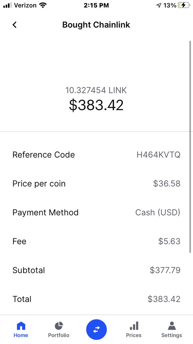 Daddy_Lutz's tweet photo. It’s honest work. Enjoy the Big Macs. $Link #BuyChainlink #UpOnly https://t.co/dnuTSnzTKx