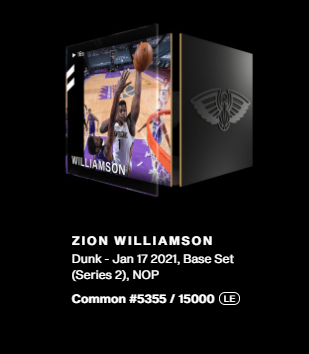 TrashKatz's tweet photo. 🌟 Zion Williamson #NBATopShot Giveaway! 🌟

We're giving away this Zion /15000 moment, with a MP value of $100.

To enter the draw:
1⃣ Like and Retweet
2⃣ Follow @TrashKatz 
3⃣ Subscribe to our YouTube https://t.co/XUmWoy5hpe

⏰ Winner will be announced during our show on 4/30 https://t.co/JhPyjt5pyK