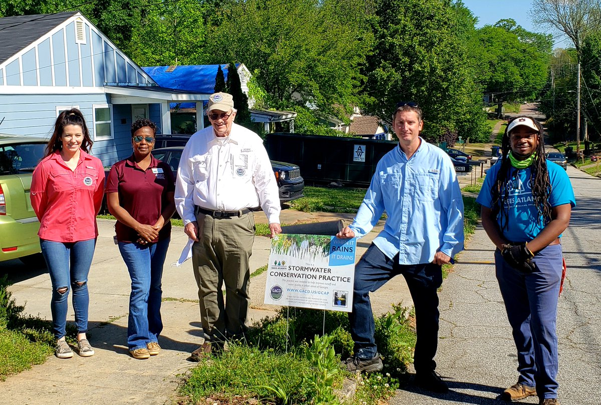 Great day speaking with <a href="/wsbtv/">WSB-TV</a> about our urban conservation program in Fulton County! More info at gacd.us/gcap #urbanconservation #stormwatercontrol #stormwatermanagement