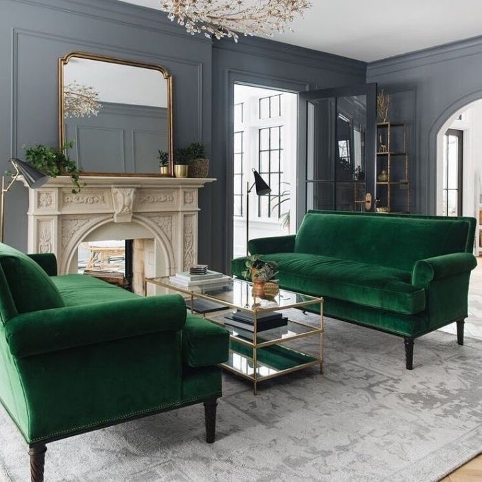 eliesaaabs's tweet photo. We don’t talk about emerald green interiors enough https://t.co/S5aT8IjROv