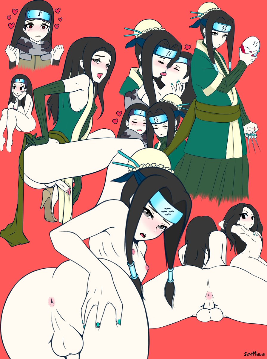 Haku Yuki & Kin Tsuchi Blah blah blah #NARUTO #narutofanart #androgynou...