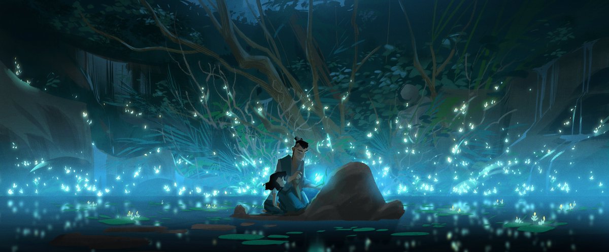 MingjueChen's tweet image. I tried to put all of these on artstation so i wouldn't be tweeting out raya work a little at a time like a dumbass but i kept on getting an error so here's a tweet with more Raya work. I used a lot of blue on the show.