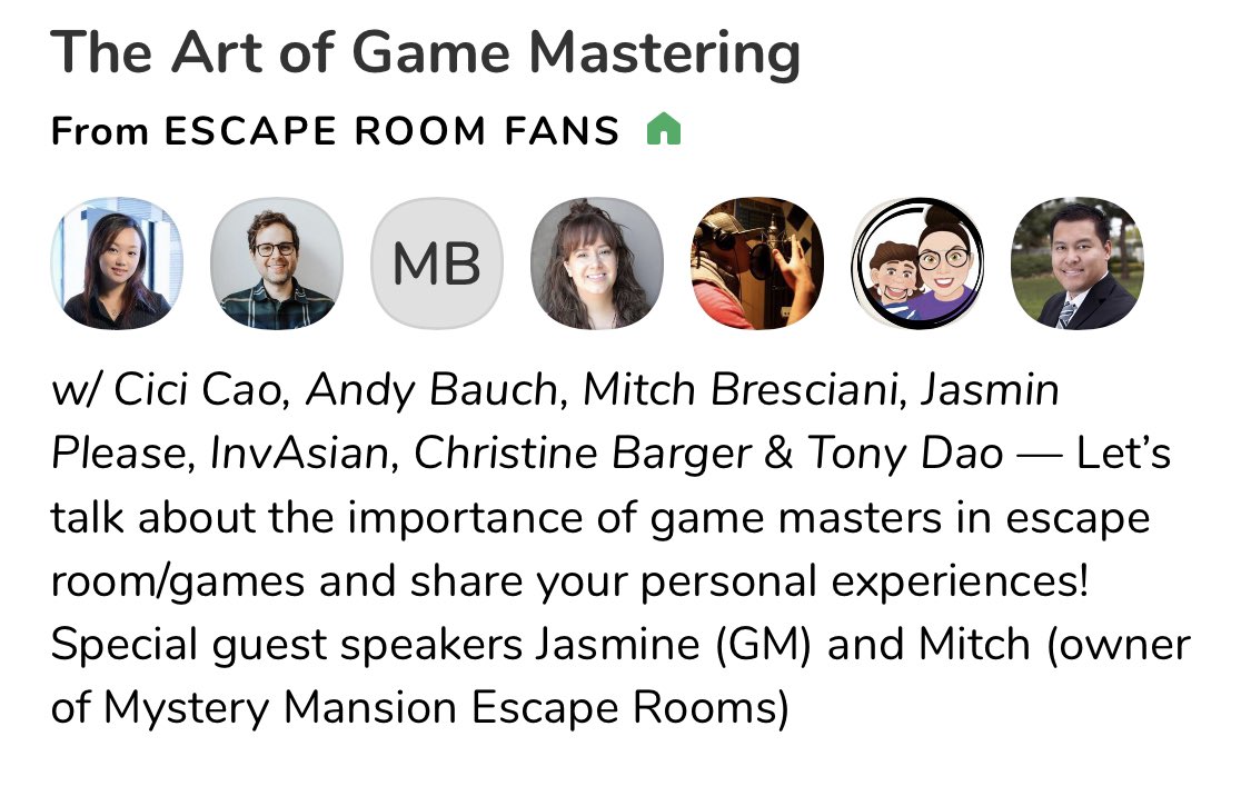 Join us on clubhouse tomorrow at 7:30pm EDT !