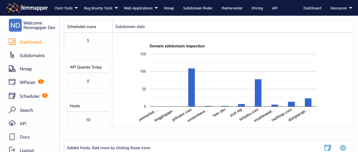 nmmapper's tweet image. New Tool added WPScan. Keep up with your wordpress security with our weekly scanning.
