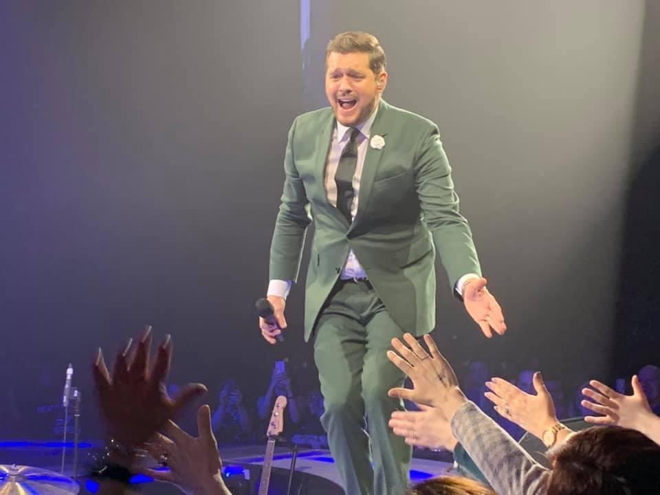 DeannaMKB's tweet photo. @MichaelBuble #MBLiveShow I have photos from 17 years worth of concerts😳 but here are a few from 2 years ago. Miss you, Michael❤️ Miss you, World❤️ https://t.co/bEpKfmioxv