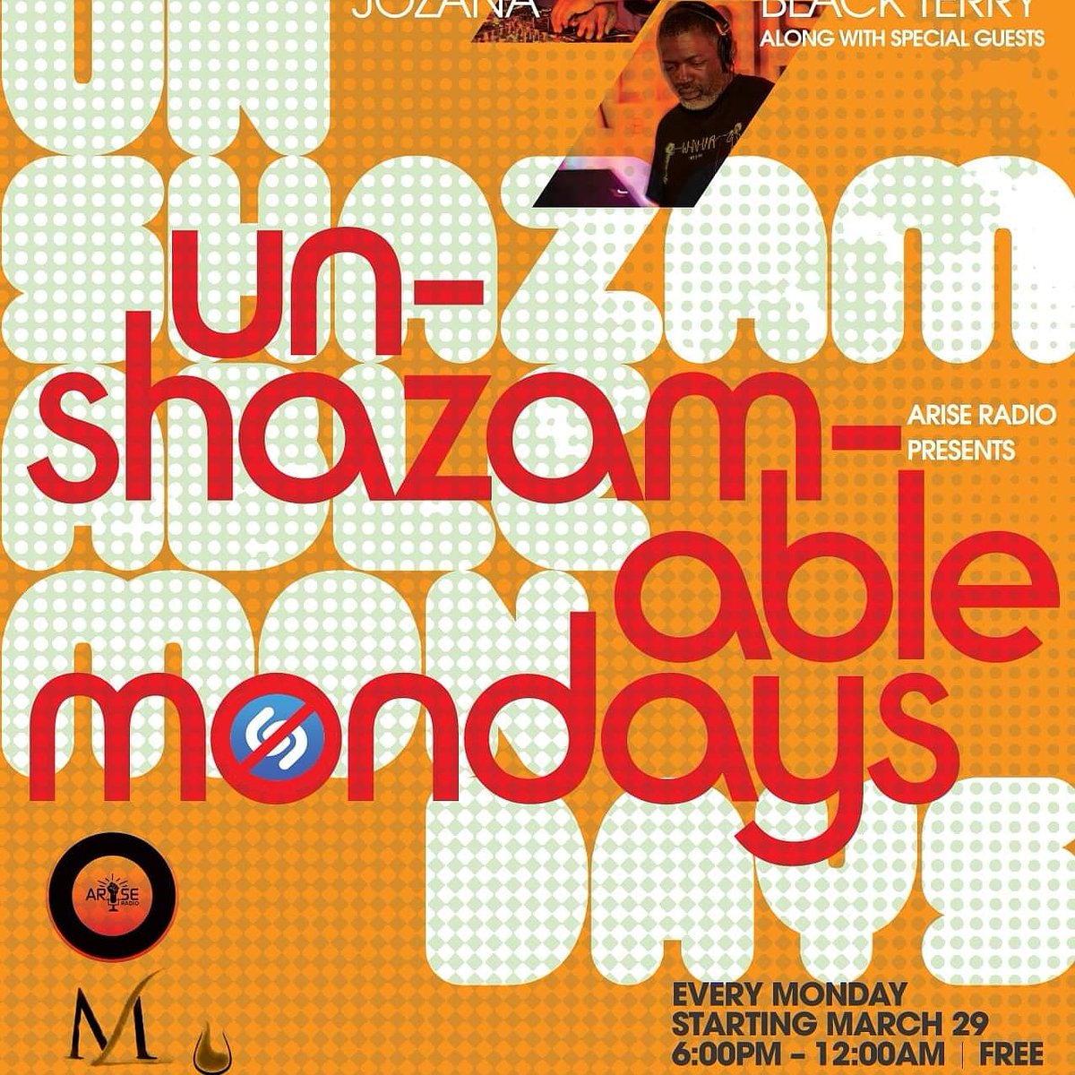 ChicagoArise's tweet photo. Every Monday night, Unshazamable Mondays with your resident musical selectors, Black Terry &amp; Jozana bringing you the best in house music at
Murphys Lounge
7628 S. Cottage Grove
Chicago
6pm - Midnight
No Cover
Drink Specials
Outdoor patio
Masks required https://t.co/NKF7dP66qk