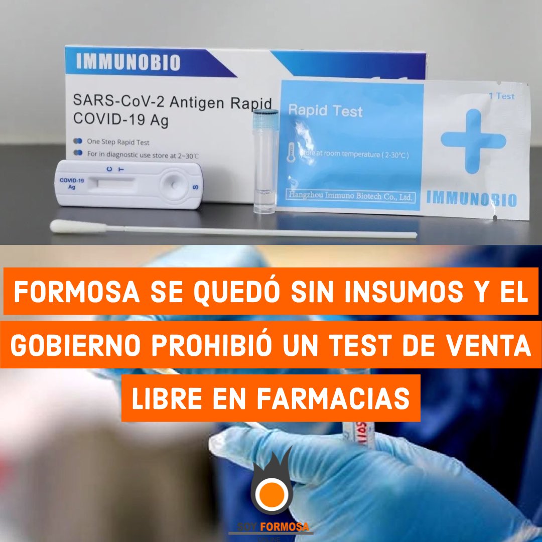 FormosaSoy's tweet photo. FORMOSA SIN INSUMOS; JUSTO CUANDO LA CIUDAD SUFRE LA SEGUNDA OLA DE CASOS POSITIVOS 

El gobierno de Gildo Insfrán anunció que solo se hisoparan a personas con síntomas, por la falta de insumos de reactivos del test PCR + https://t.co/enmLP22XR4
