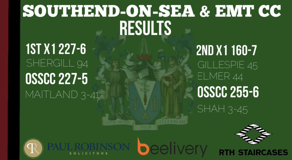 sosemtcc's tweet photo. Enjoyable weekend of cricket which saw the 1st team tie the match with a 4 from the last ball and the 2nd X1 come up short after putting in a good effort. Some outstanding performances in there! #Seasiders https://t.co/0jXUwZ8kMM