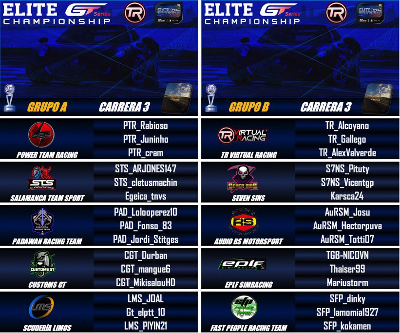 Titanium__Red EliteGTSeries 3 Carrera Grupos A y B youtu.be/6W-cJqoI8kE vía <a href="/YouTube/">YouTube</a>