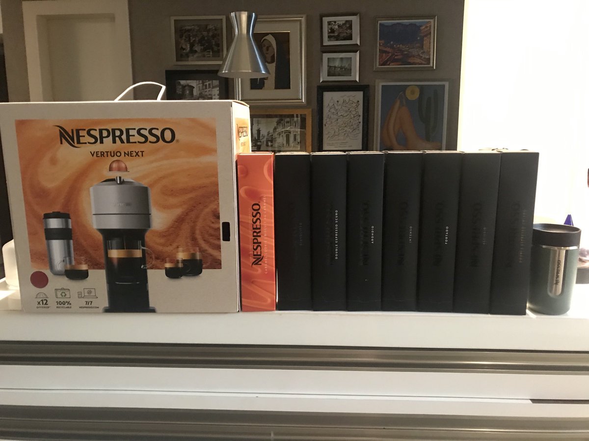 marcelobloc's tweet photo. E chegou, ⁦@Nespresso_BR⁩ nova geração 🥰 #VertuoNext https://t.co/Y4OBNpWkZN