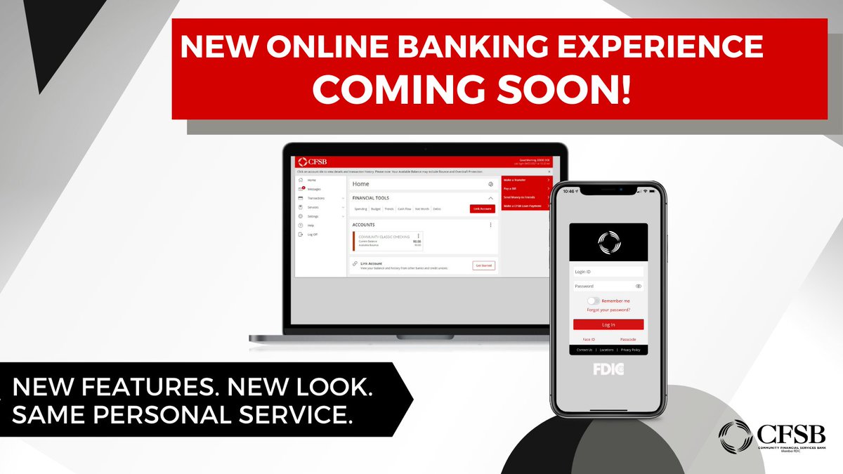 We are THREE WEEKS away from launching our brand new Mobile & Online Banking Experience! More info coming soon! New features, simple design, and more tools to help you be unstoppable. #ExperienceUnstoppable