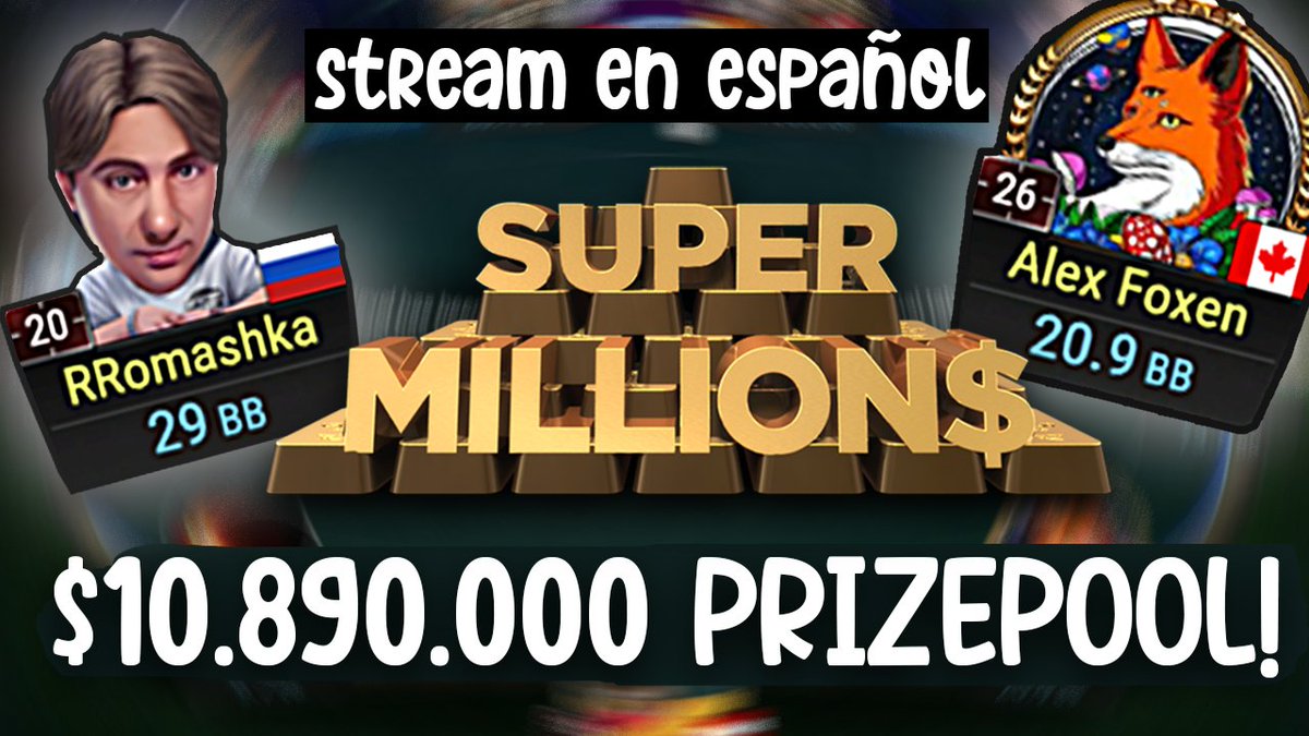 aquihayfaroles's tweet photo. 🔥 SORTEO🔥
Mañana a las 20:00 🇪🇸 | 15:00 🇦🇷 Tenemos stream en Español de la FT del SUPER MILLION$ 🥳

Por eso vamos a sortear 3 tickets de US$21

Para participar deben dar RT a este tweet, ser seguidores de esta cuenta + suscriptores de https://t.co/fV7ELeVx5L https://t.co/WV1HtkNMXV