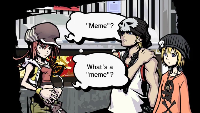 I completely forgot that sending people memes was an integral part of the gameplay and plot of TWEWY 