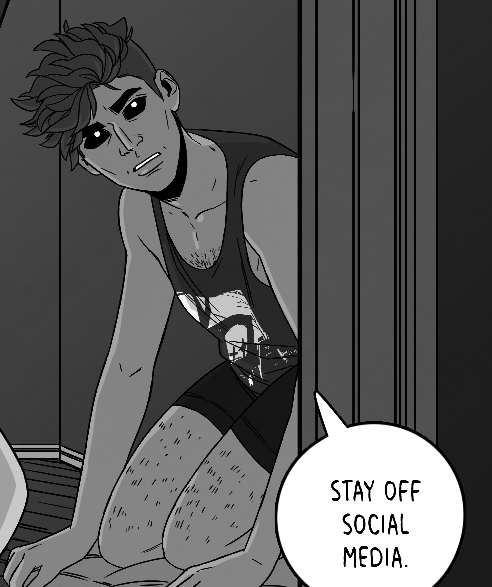 i just put 12 new pages of lies within up on patreon for $5/$7 patrons! read 'em while the pixels are still wet!

patreon.com/bylacey