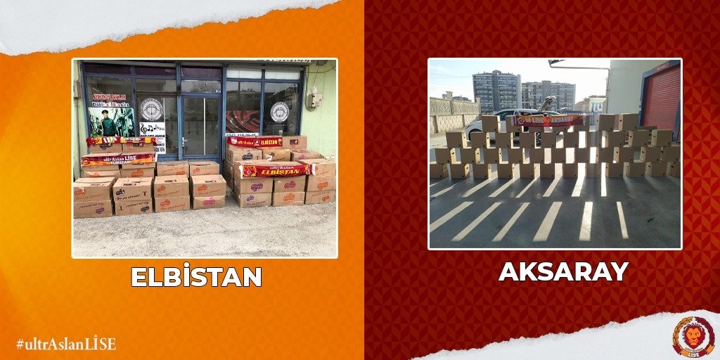 ultrAslan LİSE Elbistan ve ultrAslan LİSE Aksaray temsilciliklerimiz ihtiyaç sahiplerine erzak yardımında bulundu. #ultrAslanLİSE