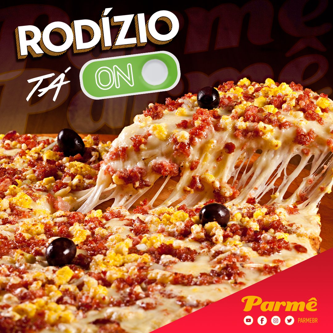 parmebr's tweet photo. A Parmê TÁ ON! Estamos de portas abertas para te receber com as delícias Parmê! 😉😋
💥Nossas lojas express estarão abertas conforme praça de alimentação dos shoppings.
#pizzaparme #parmepizzas #pratosparme #delivery #shopping #parmeexpress #parmetaon #taon https://t.co/uBvObwHhyH