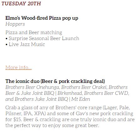 Auckland Beer Week (@aucklandbeerwk) on Twitter photo Still plenty of beer-y events for you today with Cornerbar, Brothers Juke Joint BBQ, Pitt St Pub, The Fridge & Flagon, and Hoppers Garden Bar. If you're heading along to Hoppers you are in for a treat with <a href="/mcleodsbrewery/">McLeod's Brewery</a> #802Tuesday - 802 #31, #32 and #33 all pouring!! Still plenty of beer-y events for you today with Cornerbar, Brothers Juke Joint BBQ, Pitt St Pub, The Fridge & Flagon, and Hoppers Garden Bar. If you're heading along to Hoppers you are in for a treat with <a href="/mcleodsbrewery/">McLeod's Brewery</a> #802Tuesday - 802 #31, #32 and #33 all pouring!!
