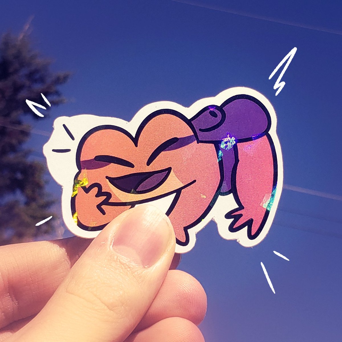 FrogteamGames's tweet photo. ✨🐸 GIVEAWAY TIME! 🐸✨

These sparkly holographic Chorus stickers will be available during the Frogsong Kickstarter... and I'm giving away 3 of them early!

To enter:
✨Retweet and reply below and tell us who your favourite character is! 
✨That's it!

MORE INFO BELOW (1/2) https://t.co/T4Tn7ovoux