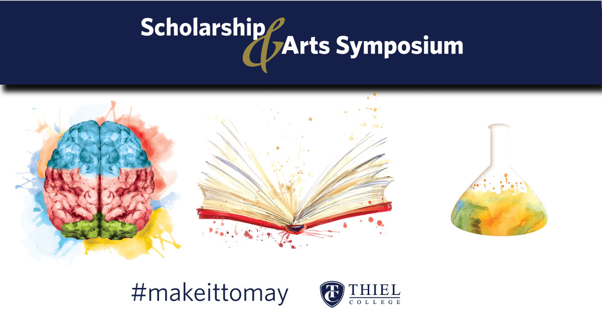 thielcollege's tweet photo. Help @thielcollege #MakeItToMay!
Thiel College celebrates the Scholarship & Arts Symposium on Thursday, April 22! The hard work of student researchers culminates in the presentation of their findings to the campus community. Good luck to all students presenters! https://t.co/O2xyQzsdfE