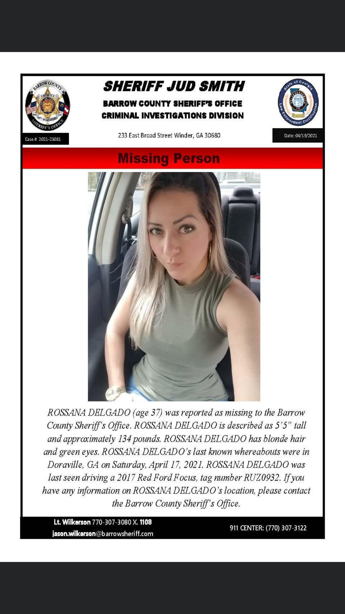 Doraville Police on Twitter "Please see the below from the Barrow