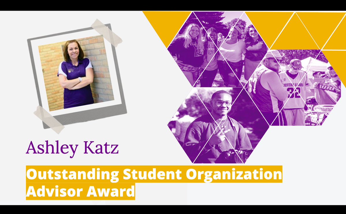 Congratulations to our Outstanding Student Organization
Advisor Award winners!! (2/3)🌟