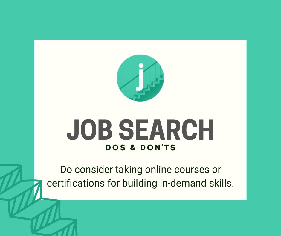 JobStepCo's tweet image. If you’re concerned about a lack of degree holding you back, consider taking online courses or certifications to strengthen your resume (and your skillset)!

See more tips on JobStep’s blog. 
👉 jobstep.co/do-i-need-a-co… 

#jobsearch #jobstep #jobhunting #resume #newcareer