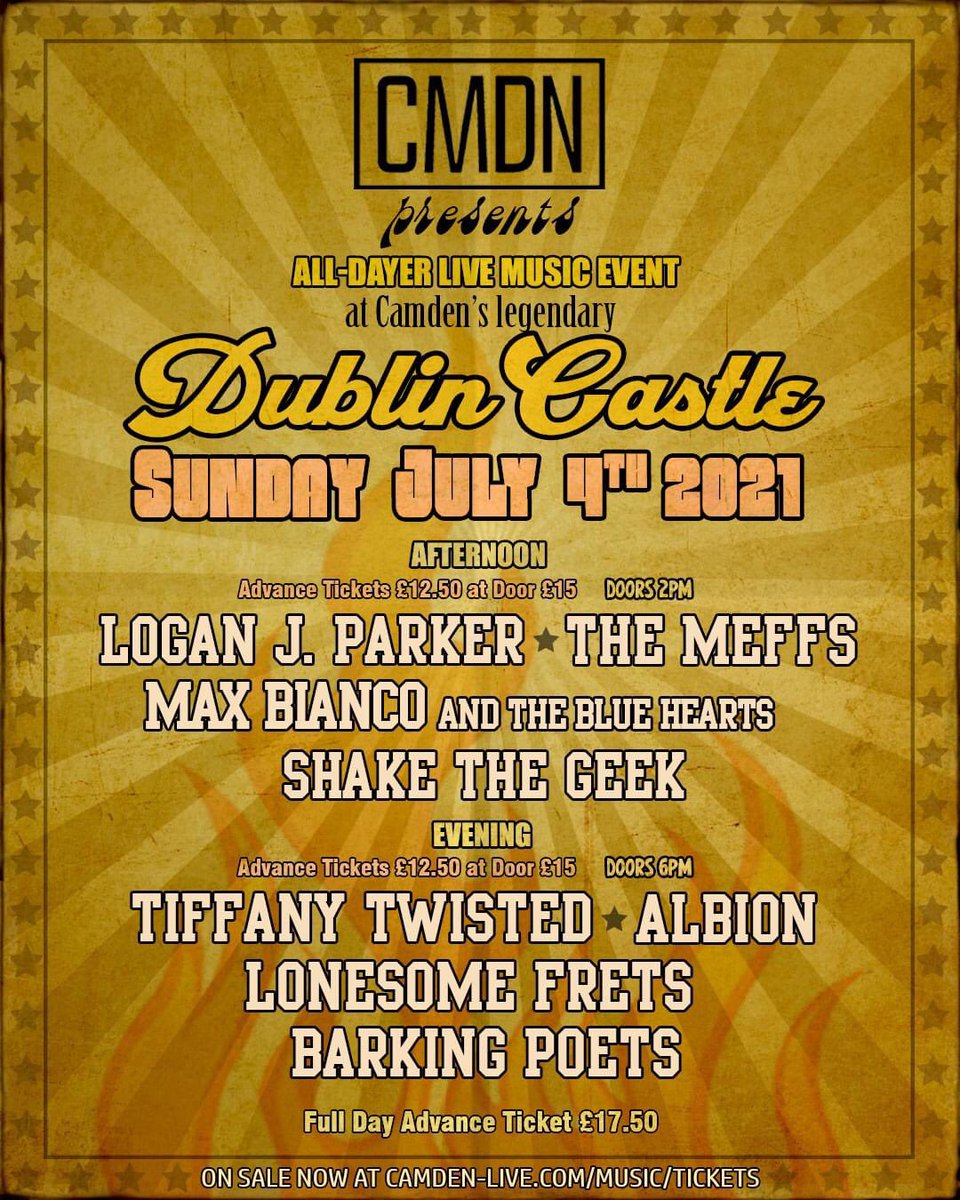 The Lonesome Frets (@lonesomefrets1) on Twitter photo LIVE GIG NEWS! We are playing the legendary Dublin Castle 4th July as part of the <a href="/cmdnlive/">camden-live</a> all dayer. Tickets on sale now at Camden-live.com/music/tickets promo code ‘frets’ for a discount price.x LIVE GIG NEWS! We are playing the legendary Dublin Castle 4th July as part of the <a href="/cmdnlive/">camden-live</a> all dayer. Tickets on sale now at Camden-live.com/music/tickets promo code ‘frets’ for a discount price.x
