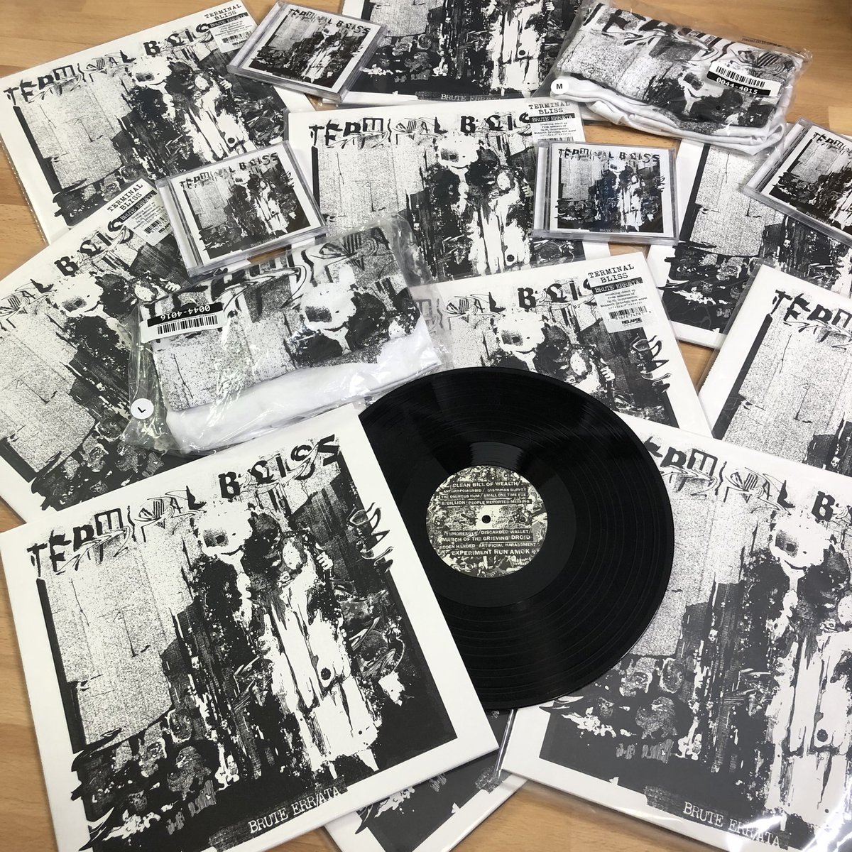 New <a href="/terminalblissgo/">TERMINAL BLISS</a> record in stock! 🔥  A veritable who’s who of Virginia punk, featuring the beloved Taylor brothers from #pg99 &amp; Pygmy Lush, beast drummer Ryan Parrish, and bassist Adam Juresko who licked the back of a punk house fridge the first time I met him.