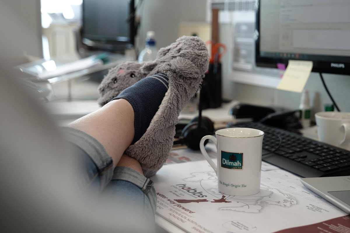 Do you ever wear your slippers to work? 

In support of <a href="/CommunicareCMA/">Communicare CMA</a> last week raising funds to help them provide friendship centers in the community for the elderly who feel isolated. #DoTryIt #NewZealand