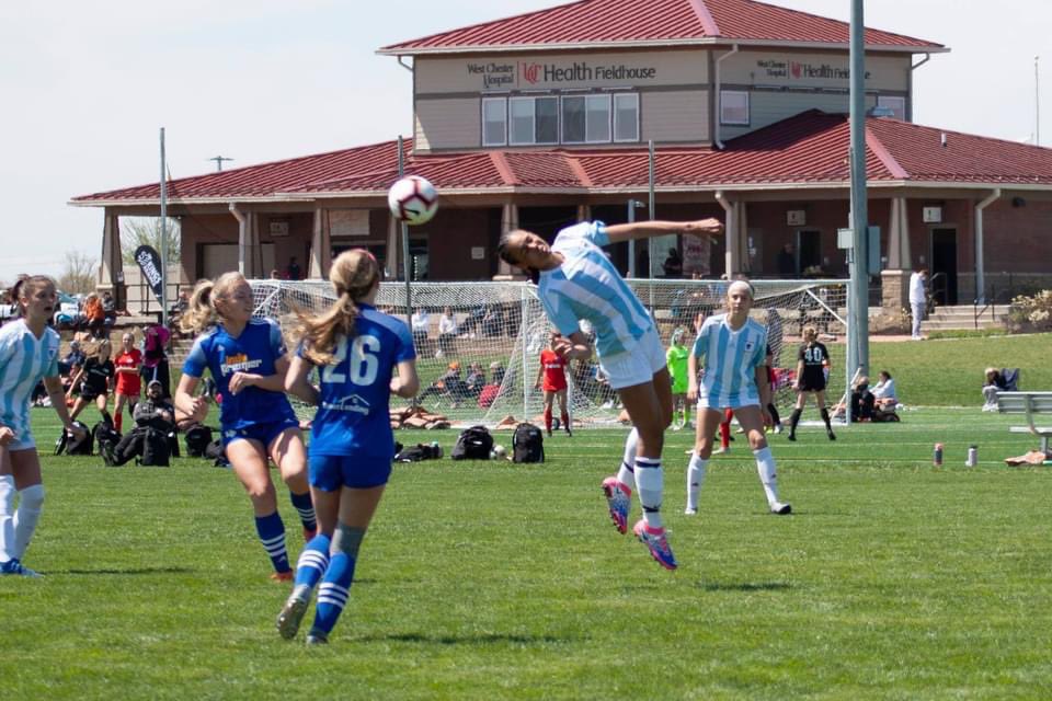 Poetrie_B's tweet photo. I was gifted an amazing opportunity to guest play w/ @MidCityLionsFC (U19 – MN) in the Blue Chip College Showcase this weekend. We’re #Vegas bound! 🏆

#poetrieinmotion #melaninpoppin #grateful #soccer #futbol #wsoc #nwsl #nwsl2cincy #uswnt #futurerookie #fcc #ambidextrous 💍⚽️✨ https://t.co/Ju7mbYG2Py